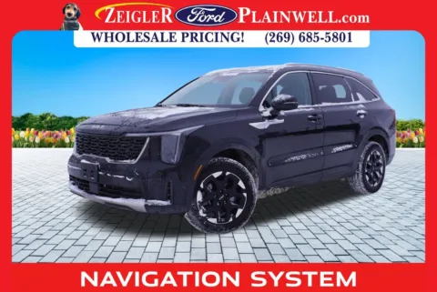 Black 2024 Kia Sorento S for sale in Plainwell, MI