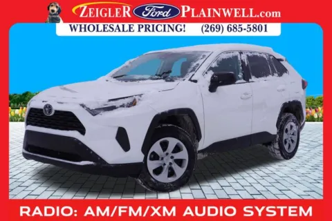 White 2024 Toyota RAV4 LE for sale in Plainwell, MI