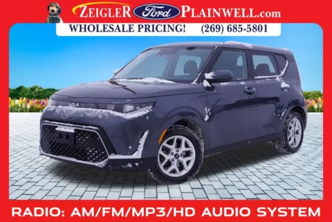 Gray 2024 Kia Soul LX for sale in Plainwell, MI