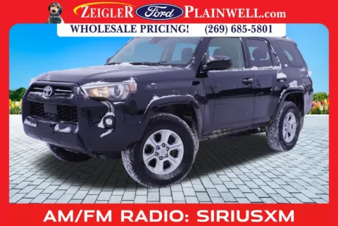 Black 2024 Toyota 4Runner SR5 for sale in Plainwell, MI