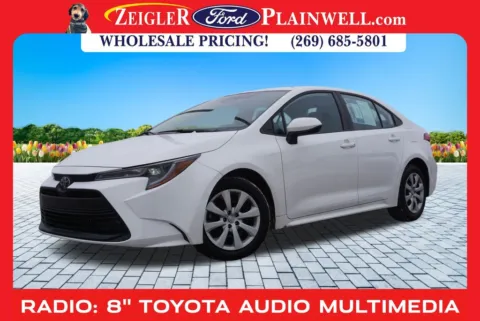 White 2024 Toyota Corolla LE for sale in Plainwell, MI