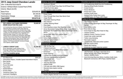 Photos of 2013 Jeep Grand Cherokee Laredo for sale in Plainwell, MI at Zeigler Ford of Plainwell