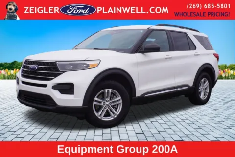 White 2020 Ford Explorer XLT for sale in Plainwell, MI