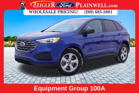 Blue 2021 Ford Edge SE for sale in Plainwell, MI