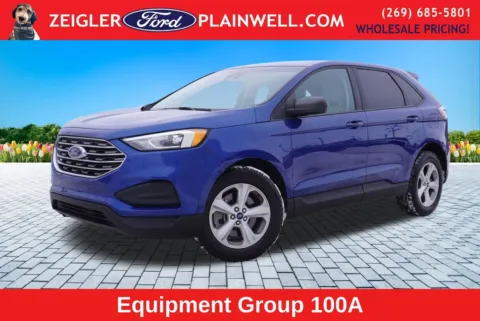 Blue 2021 Ford Edge SE for sale in Plainwell, MI