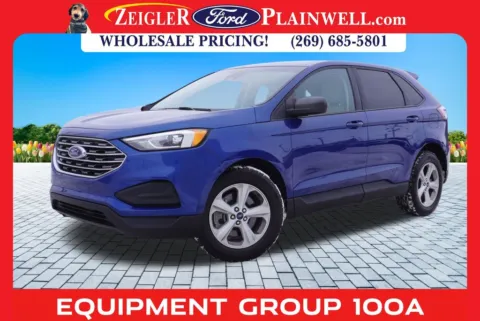 Blue 2021 Ford Edge SE for sale in Plainwell, MI