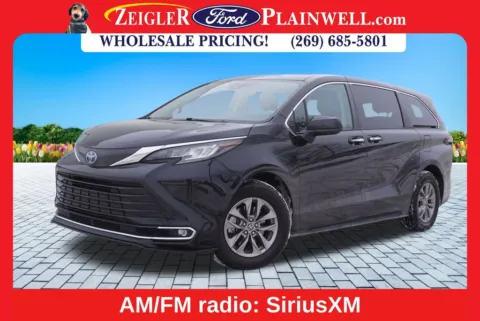 Black 2023 Toyota Sienna XLE for sale in Plainwell, MI