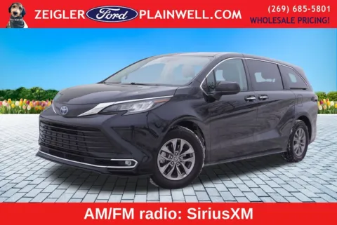 Black 2023 Toyota Sienna XLE for sale in Plainwell, MI