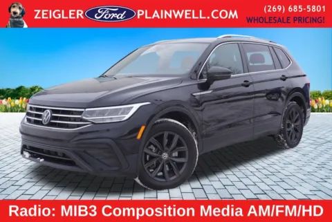 Black 2024 Volkswagen Tiguan 2.0T SE for sale in Plainwell, MI