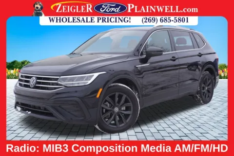 Black 2024 Volkswagen Tiguan 2.0T SE for sale in Plainwell, MI