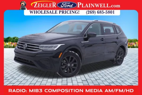 Black 2024 Volkswagen Tiguan 2.0T SE for sale in Plainwell, MI