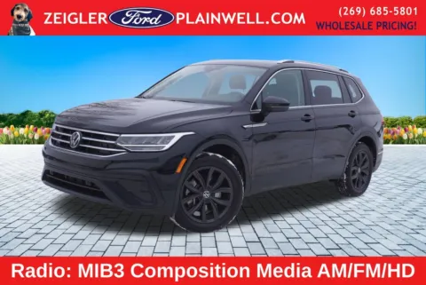 Black 2024 Volkswagen Tiguan 2.0T SE for sale in Plainwell, MI