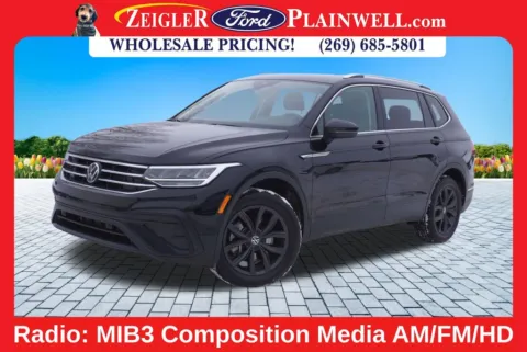 Black 2024 Volkswagen Tiguan 2.0T SE for sale in Plainwell, MI