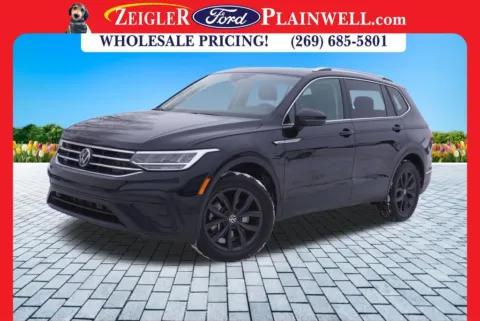 Black 2024 Volkswagen Tiguan 2.0T SE for sale in Plainwell, MI