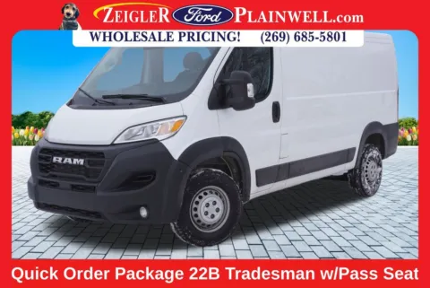 White 2024 Ram ProMaster 1500 Low Roof for sale in Plainwell, MI