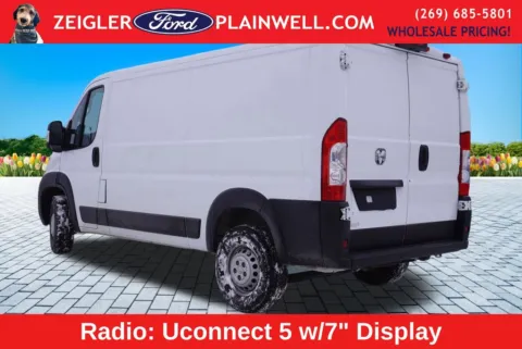 Another view of 2024 Ram ProMaster 1500 Low Roof for sale in Plainwell, MI at Zeigler Ford of Plainwell