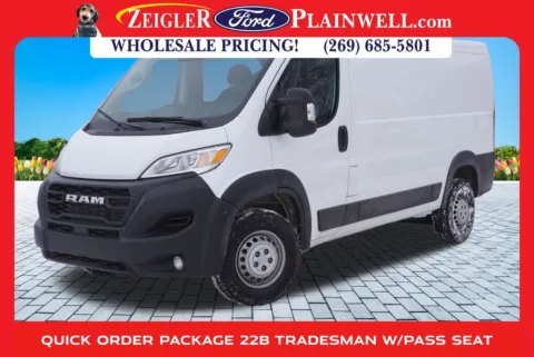 White 2024 Ram ProMaster 1500 Low Roof for sale in Plainwell, MI