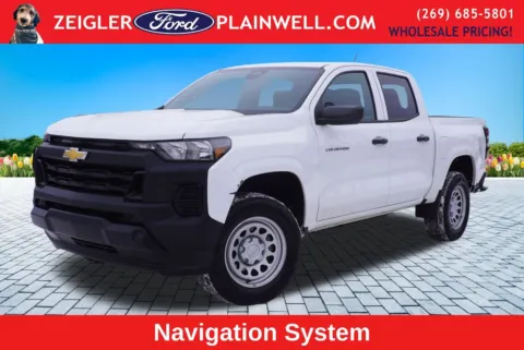 White 2024 Chevrolet Colorado Work Truck for sale in Plainwell, MI