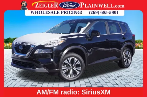 Black 2023 Nissan Rogue SV for sale in Plainwell, MI