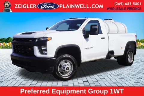 White 2023 Chevrolet Silverado 3500HD Work Truck for sale in Plainwell, MI