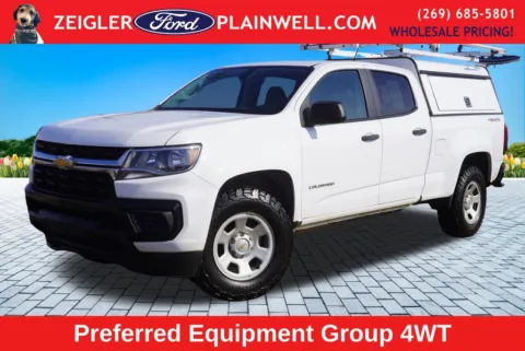 White 2022 Chevrolet Colorado Work Truck for sale in Plainwell, MI