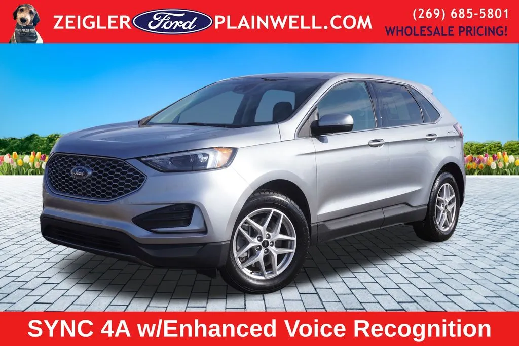 Silver 2024 Ford Edge SEL for sale in Plainwell, MI