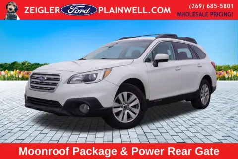 Yellow 2017 Subaru Outback 2.5i Premium for sale in Plainwell, MI