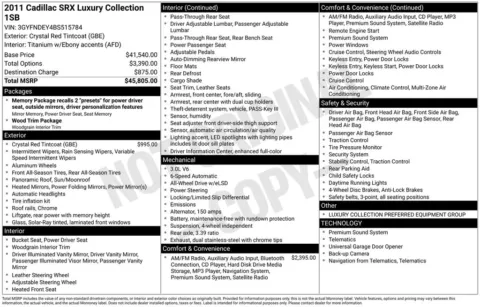 Photos of 2011 Cadillac SRX Luxury for sale in Plainwell, MI at Zeigler Ford of Plainwell