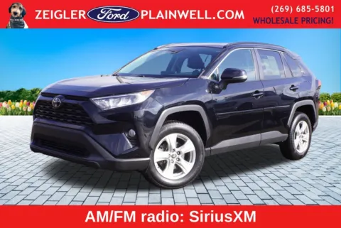 Black 2021 Toyota RAV4 XLE for sale in Plainwell, MI