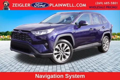 Blue 2019 Toyota RAV4 Limited for sale in Plainwell, MI