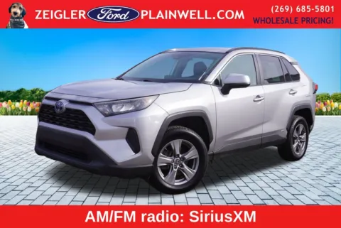 Silver 2022 Toyota RAV4 Hybrid LE for sale in Plainwell, MI