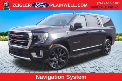 Black 2023 GMC Yukon XL SLT for sale in Plainwell, MI
