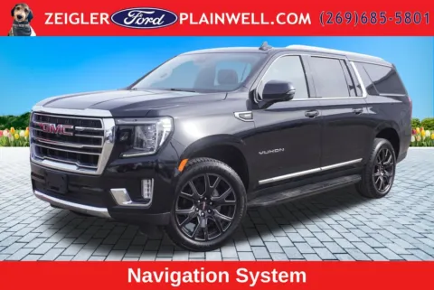 Black 2023 GMC Yukon XL SLT for sale in Plainwell, MI