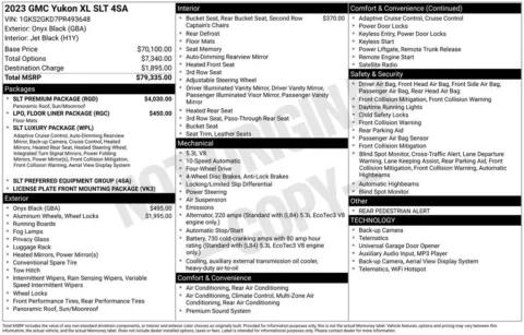 Photos of 2023 GMC Yukon XL SLT for sale in Plainwell, MI at Zeigler Ford of Plainwell