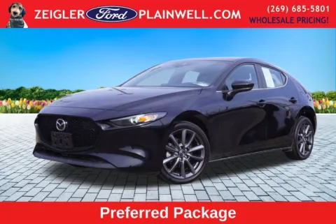 Black 2021 Mazda Mazda3 Preferred for sale in Plainwell, MI