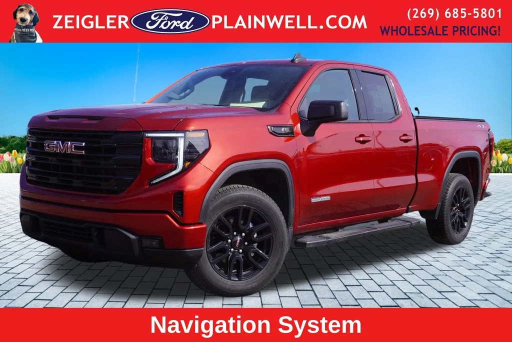 Red 2023 GMC Sierra 1500 Elevation for sale in Plainwell, MI