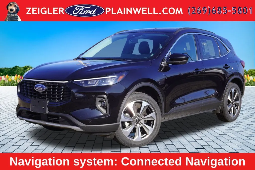 Black 2024 Ford Escape Platinum for sale in Plainwell, MI