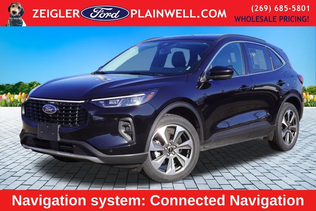 Black 2024 Ford Escape Platinum for sale in Plainwell, MI