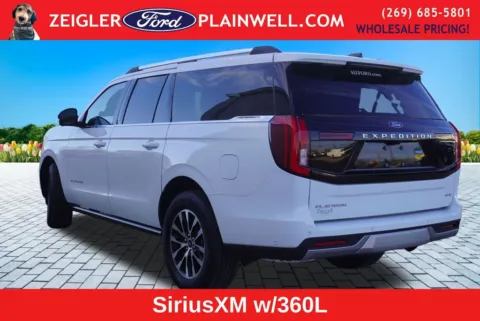 Another view of 2025 Ford Expedition Max Platinum for sale in Plainwell, MI at Zeigler Ford of Plainwell