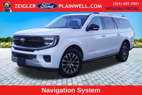 White 2025 Ford Expedition Max Platinum for sale in Plainwell, MI