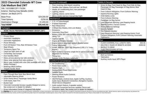 Photos of 2023 Chevrolet Colorado Work Truck for sale in Plainwell, MI at Zeigler Ford of Plainwell