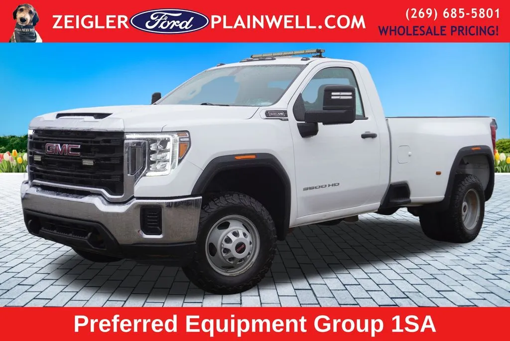 White 2022 GMC Sierra 3500HD Pro for sale in Plainwell, MI