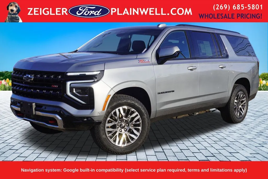Gray 2025 Chevrolet Suburban Z71 for sale in Plainwell, MI