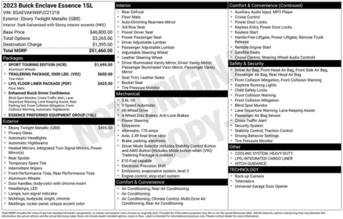 Photos of 2023 Buick Enclave Essence for sale in Plainwell, MI at Zeigler Ford of Plainwell