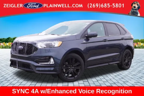 Blue 2024 Ford Edge ST Line for sale in Plainwell, MI