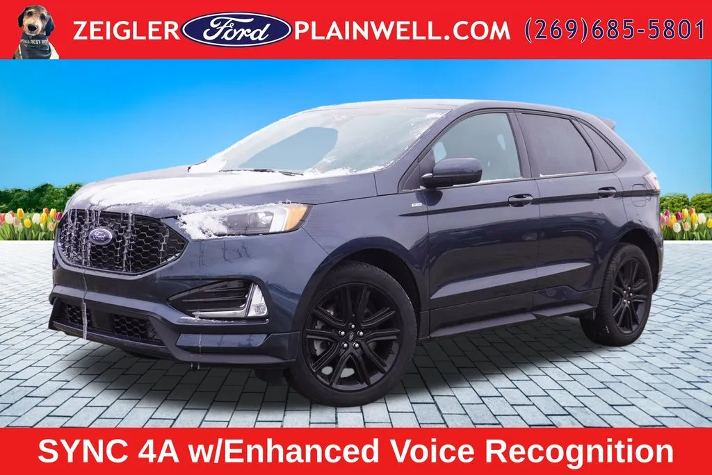 Blue 2024 Ford Edge ST Line for sale in Plainwell, MI