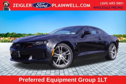 Black 2019 Chevrolet Camaro 1LT for sale in Plainwell, MI