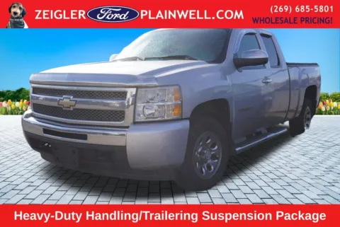 Silver 2010 Chevrolet Silverado 1500 LS for sale in Plainwell, MI