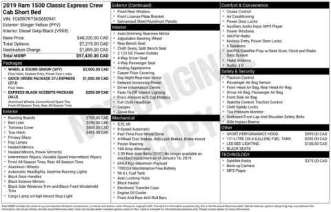 Photos of 2019 Ram 1500 Classic Express for sale in Plainwell, MI at Zeigler Ford of Plainwell