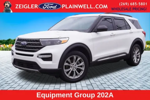 White 2020 Ford Explorer XLT for sale in Plainwell, MI